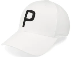 Kids P Cap Black/White Glow Adjustable - Puma