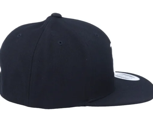 Kids P Letter 3D Black Snapback - Kiddo Cap