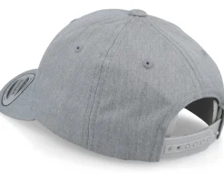Kids P Letter 3d Heather Grey Adjustable - Kiddo Cap