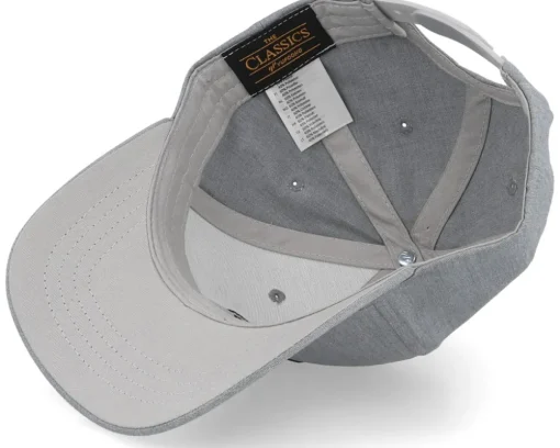 Kids P Letter 3d Heather Grey Adjustable - Kiddo Cap