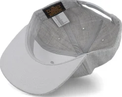 Kids Panda Chenille Patch Heather Grey Snapback - Kiddo Cap