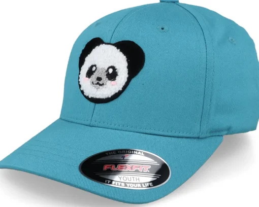 Kids Panda Chenille Patch Hawaii Ocean Flexfit - Kiddo Cap