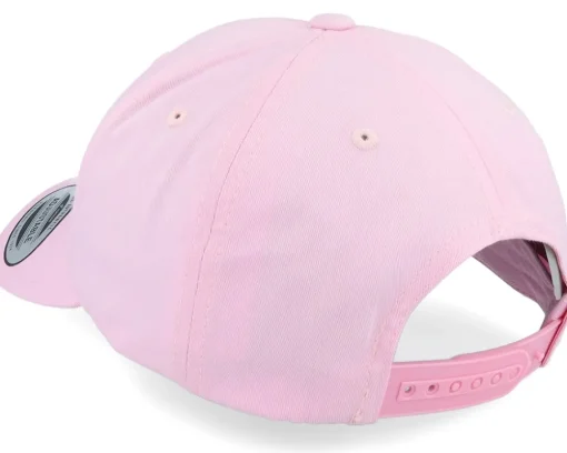 Kids Panda Chenille Patch Pink Adjustable - Kiddo Cap