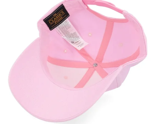 Kids Panda Chenille Patch Pink Adjustable - Kiddo Cap