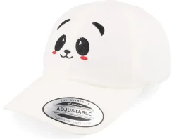 Kids Panda White Dad Cap - Kiddo Cap