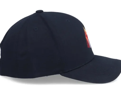 Kids Paper Fox Black Adjustable - Kiddo Cap