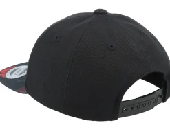 Kids Pineapple Sunset Black/Red Rose Snapback - Kiddo Cap