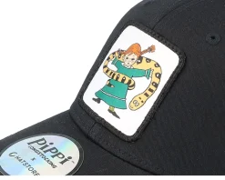 Kids Pippi Snake Black Trucker - Pippi Longstocking