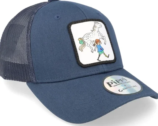 Kids Pippi The Horse Navy Trucker - Pippi Longstocking