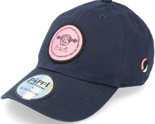 Kids Pippilotta Stone/Mint Green Dad Cap - Pippi Longstocking