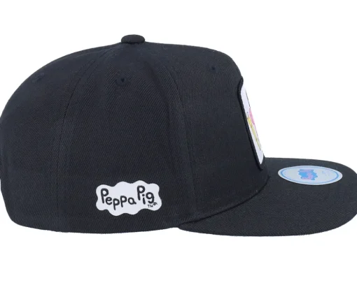 Kids Pirate George Black Snapback - Peppa Pig