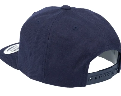 Kids Police Helicopter Dark Navy Blue Snapback - Kiddo Cap