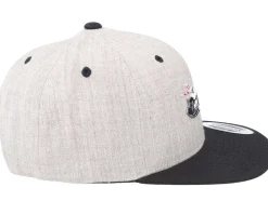 Kids Police Helicopter Grey/Black Snapback - Kiddo Cap