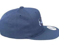 Kids Police Helicopter Navy Blue Snapback - Kiddo Cap