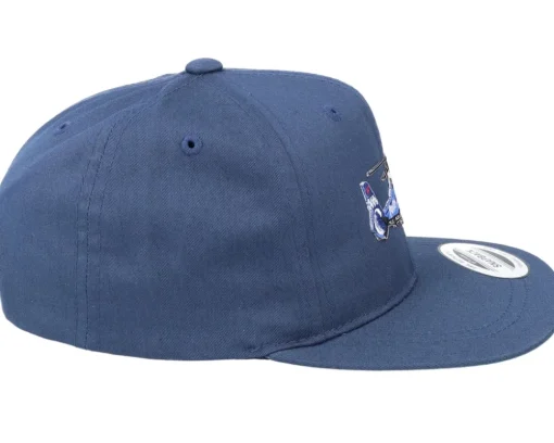 Kids Police Helicopter Navy Blue Snapback - Kiddo Cap