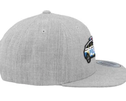 Kids Polisbil Heather Grey Snapback - Kiddo Cap