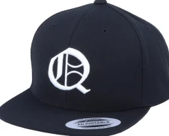Kids Q Letter 3D Black Snapback - Kiddo Cap