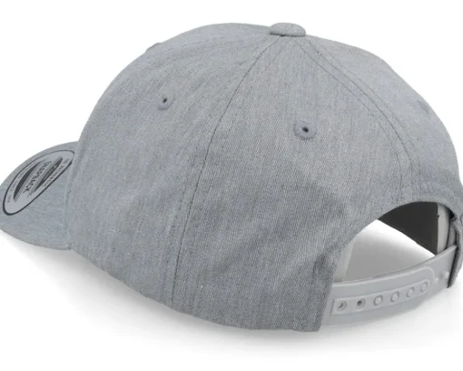 Kids Q Letter 3d Heather Grey Adjustable - Kiddo Cap