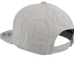 Kids Queen Old English 3d Heather Grey Snapback - Kiddo Cap