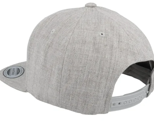 Kids Queen Old English 3d Heather Grey Snapback - Kiddo Cap