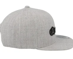 Kids Queen Old English 3d Heather Grey Snapback - Kiddo Cap