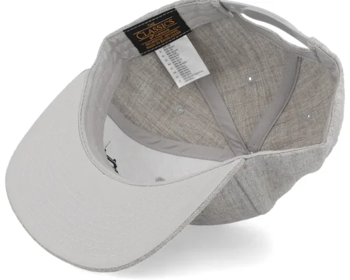 Kids Queen Old English 3d Heather Grey Snapback - Kiddo Cap