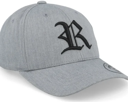 Kids R Letter 3d Heather Grey Adjustable - Kiddo Cap