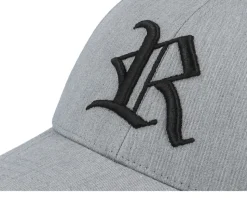 Kids R Letter 3d Heather Grey Adjustable - Kiddo Cap