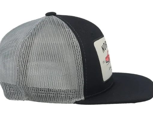 Kids Racing Cap Black/Grey Trucker - SQRTN