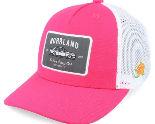 Kids Racing Cap Hot Pink/White A-Frame Trucker - SQRTN