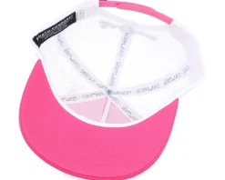 Kids Racing Cap Hot Pink/White A-Frame Trucker - SQRTN