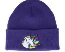 Kids Rainbow Unicorn Sky Purple Cuff - Unicorns