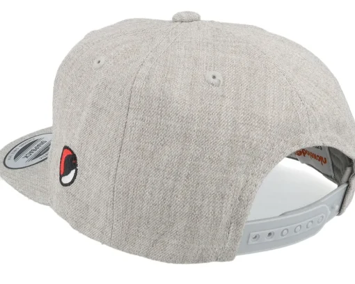 Kids Raphael Face Grey Snapback - TMNT