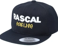Kids Rascal For Life Black Snapback - Kiddo Cap