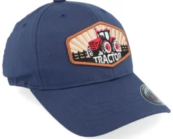 Kids Red Tractor Wide Patch Navy Flexfit - Kiddo Cap