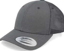 Kids Retro Dark Grey Trucker - Yupoong