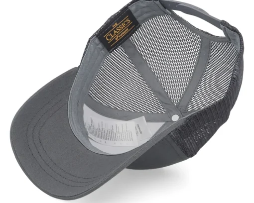 Kids Retro Dark Grey Trucker - Yupoong