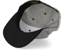 Kids Rocket Roll Grey/Black Snapback - Kiddo Cap