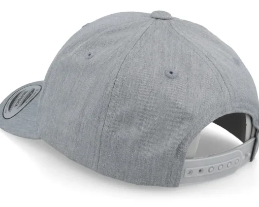Kids S Letter 3d Heather Grey Adjustable - Kiddo Cap