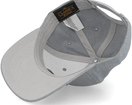 Kids S Letter 3d Heather Grey Adjustable - Kiddo Cap