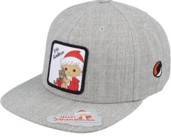 Kids Sandmännchen & Cat Patch Heather Grey Snapback - Unser Sandmännchen