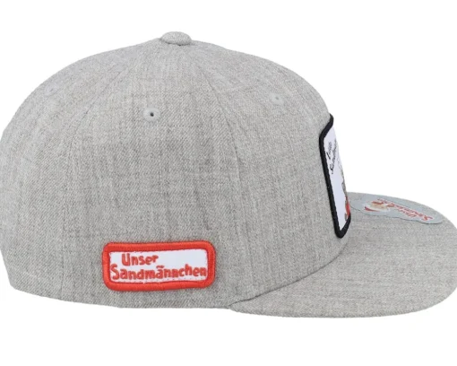 Kids Sandmännchen & Cat Patch Heather Grey Snapback - Unser Sandmännchen