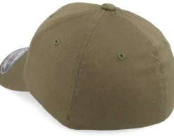 Kids Savage Bear Chenille Olive Flexfit - Kiddo Cap