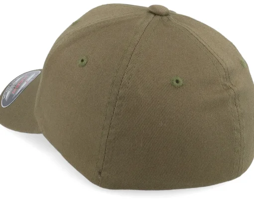 Kids Savage Bear Chenille Olive Flexfit - Kiddo Cap