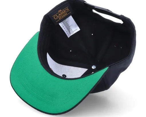 Kids Scarlet Red Viper Black Snapback - Kiddo Cap