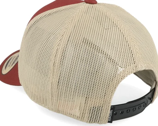 Kids Search Icon Boy Maroon Trucker - Rip Curl