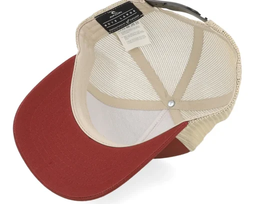 Kids Search Icon Boy Maroon Trucker - Rip Curl