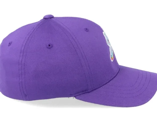 Kids Silver Applique Unicorn Purple Flexfit - Unicorns