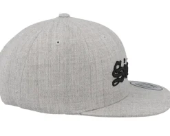 Kids Sister Old English 3d Heather Grey Snapback - Kiddo Cap