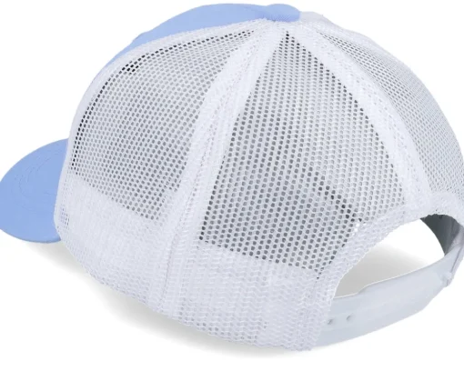 Kids Skater Cat Patch Light Blue/White Trucker - Kiddo Cap